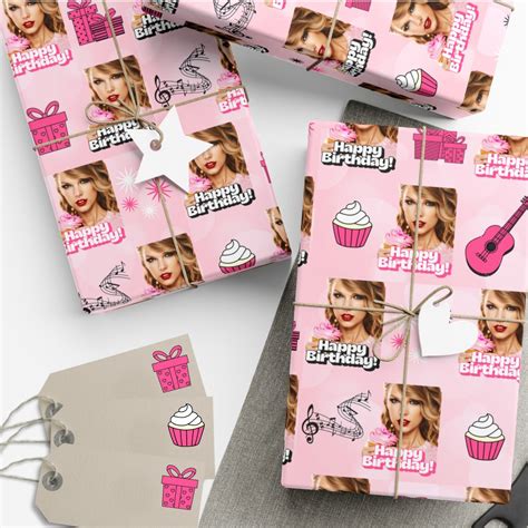 Taylor Swift Wrapping Paper, Taylor Swift Gift Wrap, Swifite Gift Wrap ...