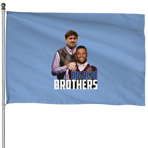 Big Blue Brothers ( Daniel Jones & Saquon Barkley ) House Flags