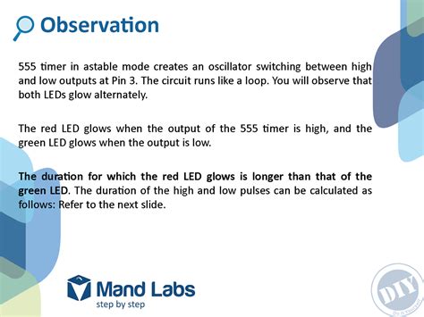 Image result for Astable Opertaion Multivibrator Using 555 Timer IC