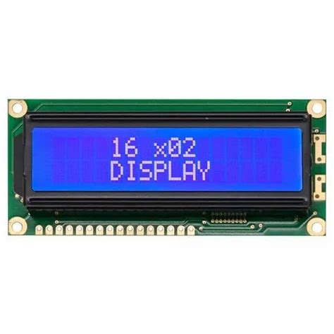 LED & LCD Displays - JHD LCD Displays - Yellowish Green and Blue Color ...