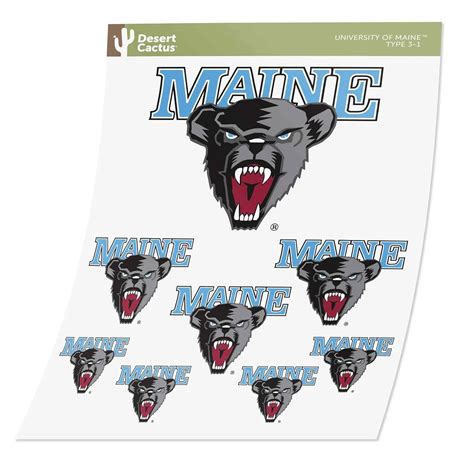 University of Maine UMaine Black Bears NCAA Sticker Vinyl Decal Laptop ...
