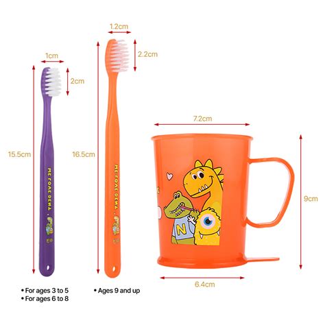Wedent Kids Mouthwash cup Set-For 3-9+ years old|(Features: Products t ...