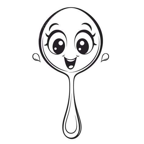 How To Draw Your Face In A Spoon