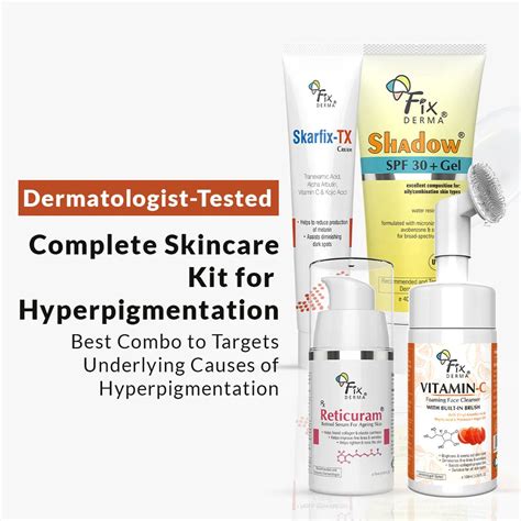 Complete skincare kit for Hyperpigmentation – Fixderma Skincare