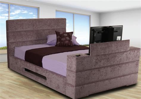 Griffin Upholstered TV Bed Frame - Bedroom Furniture