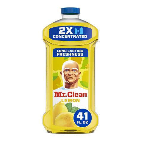 Mr. Clean 2X Concentrated Multi Surface, All Purpose Cleaner with Lemon ...