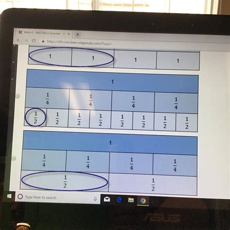 Which diagram best shows how fraction bars can be used to evaluate 1/2 ...