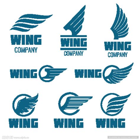 翅膀logo图片素材-编号37422646-图行天下