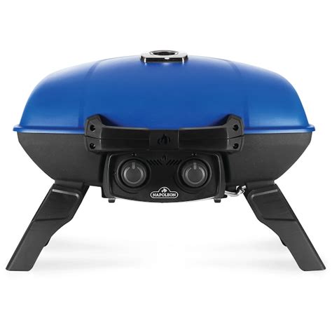 NAPOLEON TravelQ 285-Sq. in Blue Portable Liquid propane Grill in the ...