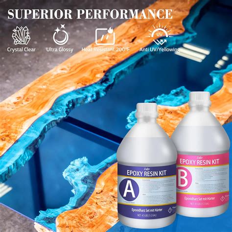 Limino Epoxy Resin - 1 Gallon Crystal Clear Epoxy Resin Kit India | Ubuy