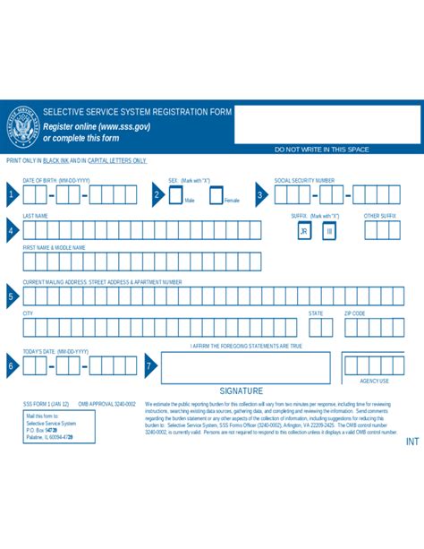 Image result for Selective Service Update Information