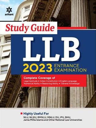 Self Study Guide LLB Entrance Examination 2023: Buy Self Study Guide ...
