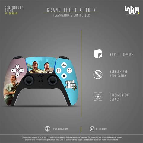 Grand Theft Auto V Controller Skin by SUBUMi – Subumi