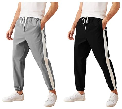 Lymio Men's Relaxed Fit Track Pant | Track Pants | Lycra Full Elastic ...