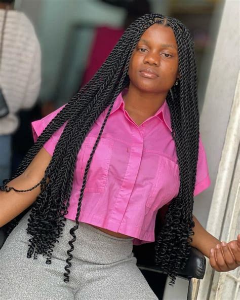 Image result for Braids with Middle Part Tutorial