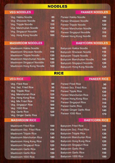 Menu at Chai Pani, Pune, Chinchwad Thergaon Link Road Opposite Ganga ...