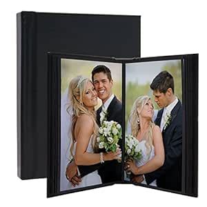 Neil Enterprises, Inc Leather Self-Stick Photo Album (Black, 10" x 12 ...