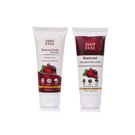BEETROOT GENTLE FACE WASH WITH BEETROOT DAILY GLOW FACE CREAM COMBO ...