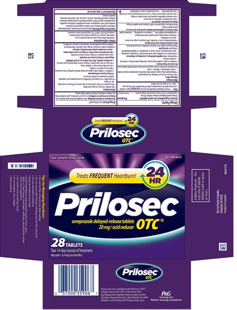DailyMed - PRILOSEC OTC- omeprazole magnesium tablet, delayed release - maximum dose of omeprazole in 24 hours