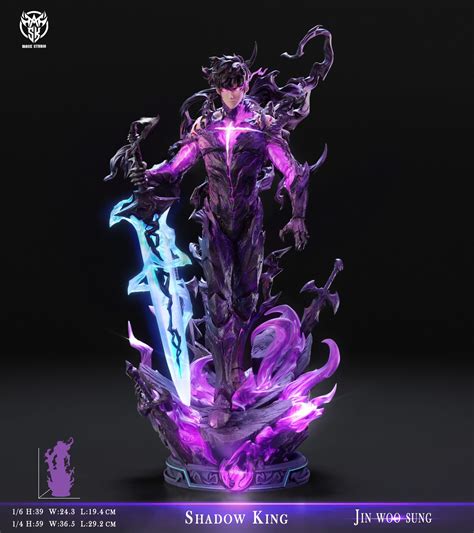 Mask Studio Solo Leveling Shadow Monarch Sung Jinwoo GK Resin STATUE ...