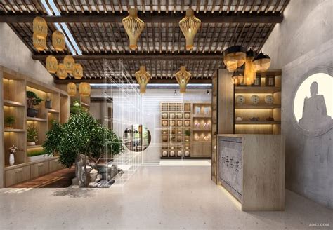 杭州茶楼装修设计公司案例 - 哔哩哔哩