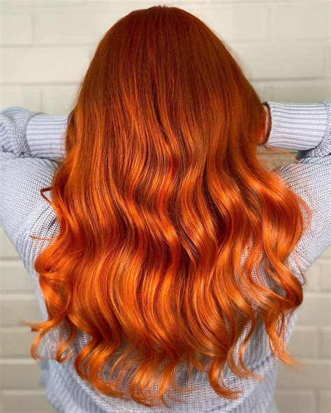 Dark Orange Hair Color