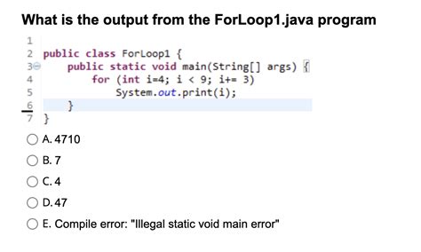 Image result for Nested Loop Java Output