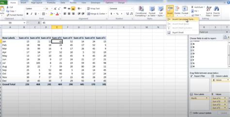 Image result for Changing Data Columns in PivotTable