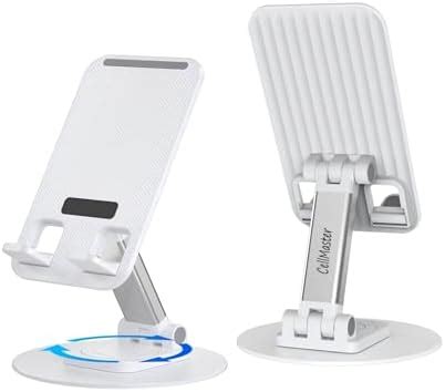 CELLMASTER Cell Phone Stand - Rotatable and Foldable Phone Holder with ...