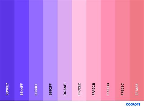 Purple and Pink Color Palette