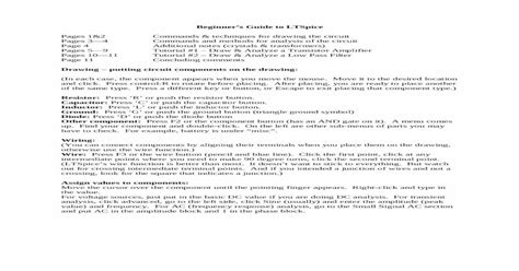 Image result for LTspice Tutorial PDF