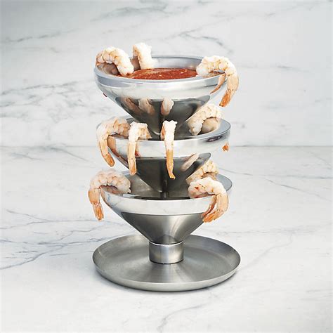 Super Chill Shrimp Tower with Gel-Based Freezing Layer & Stainless ...