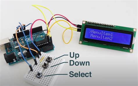 Image result for Arduino LCD I2C Menu