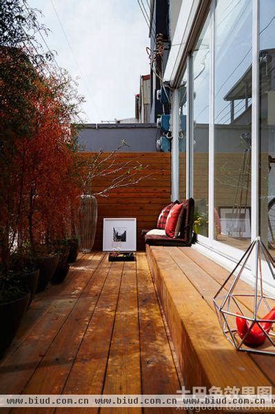 家居美式风格阳台装修效果图 – 设计本装修效果图
