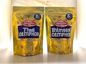 Gangotri Thaal Camphor & Bhimseni Camphor Pouch 250 gm Pack of 2 ...