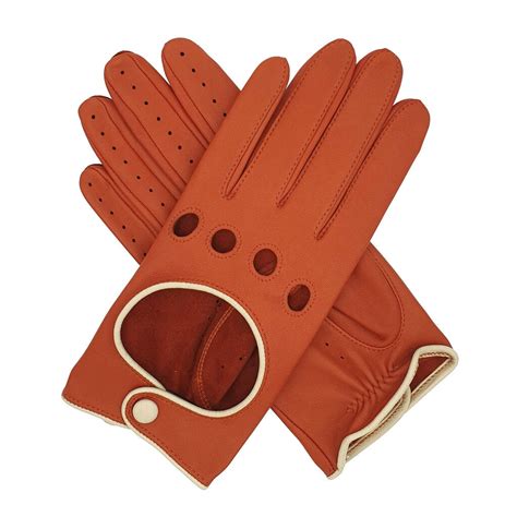 Jules. Women's Contrast Leather Driving Gloves By Southcombe Gloves ...
