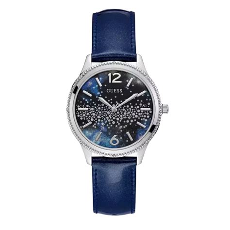 GUESS Blue Dial Analog Quartz Women's Watch W1028L1 – Sai Creations Watches