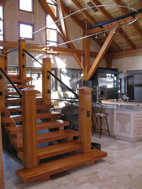 Image result for Timber Frame Stairs