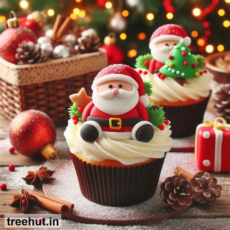 Christmas Santa Bag Cupcake Decoration Ideas, Cupcake Ideas, Mini Cake ...