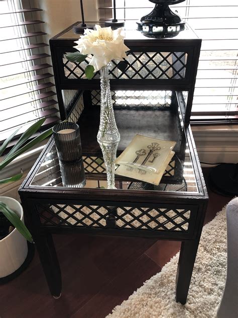 Image result for Mirrored Side Table