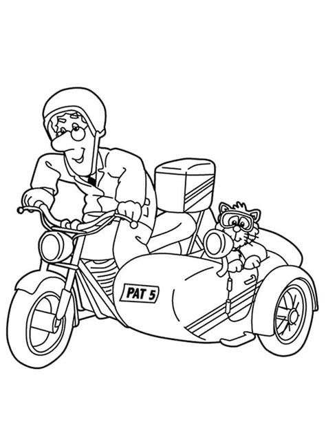 Postman Coloring Pages 的图像结果
