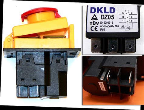 DKLD DZ05 3-Phase Switch Connection: Pin A1 Bridging Guide - Pin 6 for ...