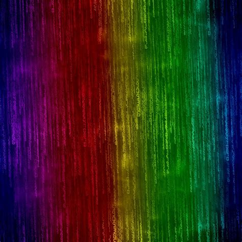 Image result for Rainbow Matrix Code