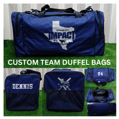 Custom Team Duffle Bags, Custom School Duffle Bag With Logo ...