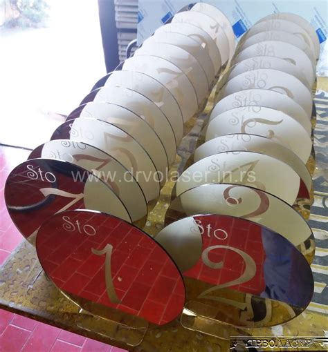 BROJEVI ZA STOLOVE – Drvolaser – dekoracije