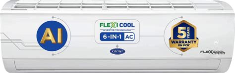 Carrier 1.5 Ton 5 Star Inverter Split AC (Copper,ESTER Dxi, 6-in-1 ...