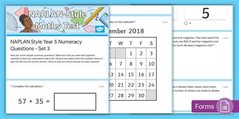 Numeracy Practice Test NAPLAN Resource | Twinkl - Twinkl