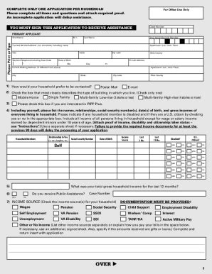 2013 Form OH Energy Assistance Programs Application Fill Online ...