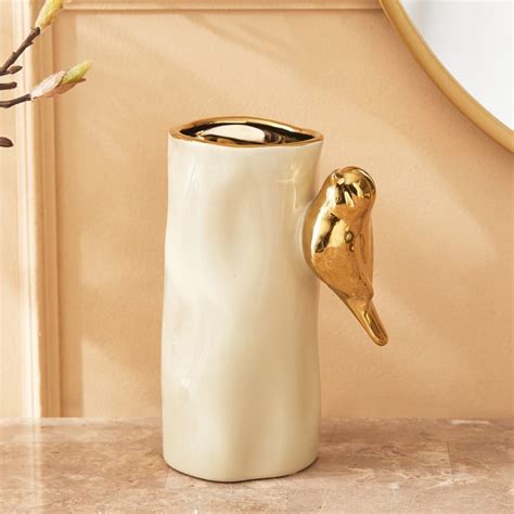 Buy Paloma Finch Ceramic Vase with Bird - Small from Home Centre at ...