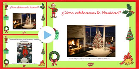 Presentación: ¿Cómo celebramos la Navidad? (teacher made)